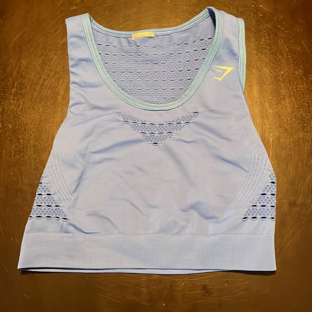SMALL Gymshark Periwinkle Crop Top / perfect condition